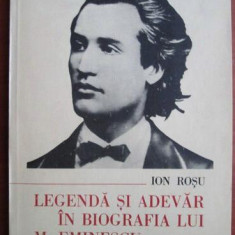 Ion Rosu - Legenda si adevar in biografia lui Mihai Eminescu. Originile