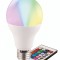 Bec LED EVO17 A60 5W E27 RGB Telecomanda