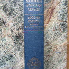 A DICTIONARY OF MODERN ENGLISH USAGE by H.W.FOWLER