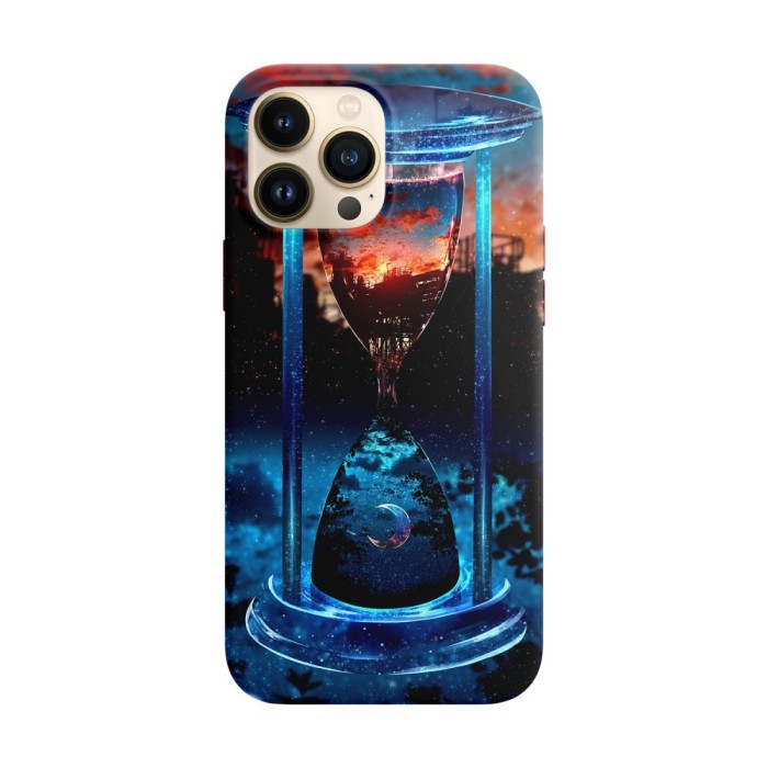 Husa compatibila cu Apple iPhone 13 model The flow of time, Silicon, TPU, Viceversa