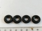 bnk jc Cauciucuri - Corgi - 17 mm - plate inscriptionate Corgi pe lateral - pentru Land rovers FC Jeep, Hornet, 272 Lincoln etc
