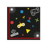 Set 20 servetele petrecere Gaming Party , 33 x 33 cm