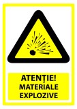 Semn pentru material exploziv