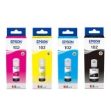 Cumpara ieftin Set cerneala originala Epson 102 Black Cyan Magenta Yellow