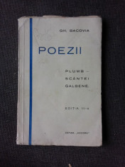 Poezii plumb - scantei galbene - Gh. Bacovia foto