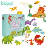 Cumpara ieftin Puzzle progresiv Toddler 10 in 1, Boppi - Dinozauri