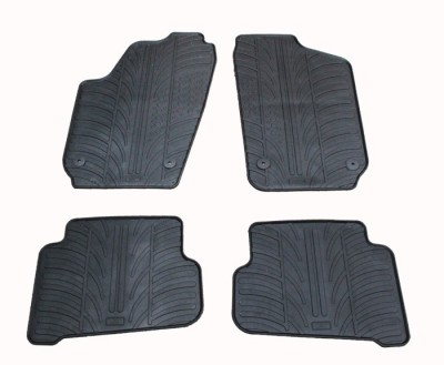 Set covorase auto din cauciuc Vw Polo (6R) 06.2009-09.2017, Negru, Gledring, 4 buc. AutoDrive ProParts foto