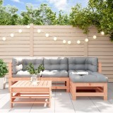 Cumpara ieftin Set mobilier de grădină cu perne, 5 piese, lemn masiv douglas