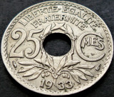 Cumpara ieftin Moneda istorica 25 CENTIMES - FRANTA, anul 1933 *cod 101 B, Europa
