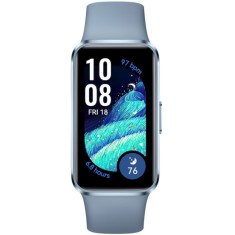 Bratara fitness Huawei Band 10, Android/iOS, Blue Aluminum Alloy Body with Blue Fluoroelastomer Strap