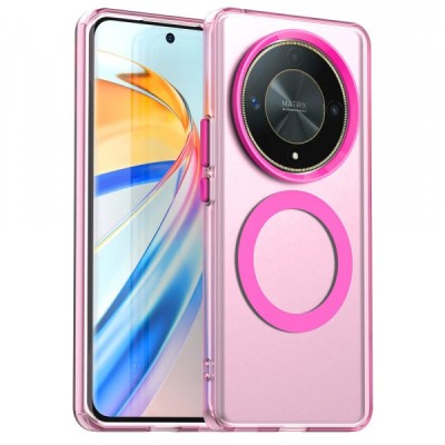 Husa MagSafe pentru Honor Magic6 Lite, Techsuit, CandyCase, Roz foto