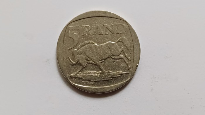 Africa de Sud -5 Rand 2001