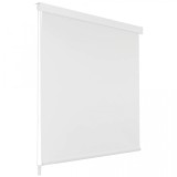 Roletă perdea de duș 100x240 cm Alb, vidaXL