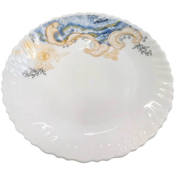 Set 6 Farfurii Desert Opal Alb Model 19cm 104-11 CNN48723
