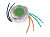 Transformator toroidal 10VA 230V 24V 0.41A cu cabluri
