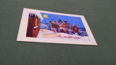CARTE POSTALA FELICITARE CIRCULATA foto