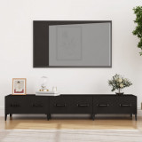 Comoda TV, negru, 150x34,5x30 cm, lemn prelucrat GartenMobel Dekor, vidaXL