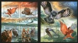 BURUNDI 2012 FAUNA PASARI DE PRADA BUFNITE, Nestampilat