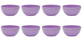 Set boluri, 8 piese, 2.5 l, Plastic, Mov