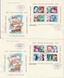 RO - FDC COLABORAREA CULTURAL-ECONOMICA INTEREUROPEANA ( LP 1077 ) 1983 ( 2 DIN 2 )