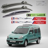 Ștergătoare Renault Kangoo I Facelift (2003&ndash;2008) TeamCar&reg; &ndash; Set Complet | Flat