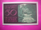HOPCT BANCNOTA NOTGELD NR 10 - NEUFELDEN - 50 HELLER 1920 -AUSTRIA