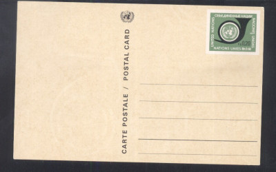 UN Geneva - Postcard unused UN.254 foto