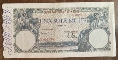 B11 105 - Bancnota foarte veche - Romania - 100000 lei - emisiune 21 octombrie 1946