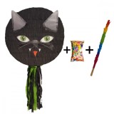 Pinata cu bat si confetti Pisica Malefica, PinaStar