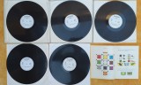 Vechi manual curs limba engleza Maxim Popp + 5 vinil discuri colectie electrecord romania anii 80