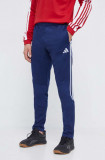 Adidas Performance pantaloni de antrenament Tiro 23 Competition Winterized culoarea albastru marin, cu imprimeu