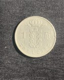 Moneda 1 franc 1956 Belgia, Europa