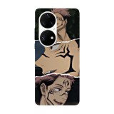 Husa compatibila cu Huawei Nova Y70 model Ryomen Sukuna Jujutsu Kaisen, Silicon, TPU, Viceversa, Transparent, Carcasa