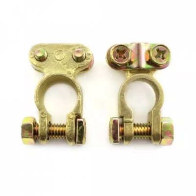 Set 2 borne baterie auto Pozitiv + Negativ Cupru CARGUARD foto