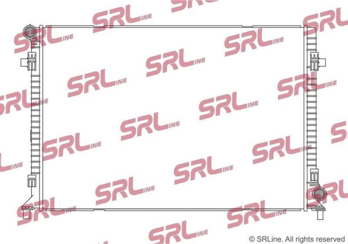 Radiator Vw Atlas/Teramont 17-, motor: 3.6 V6, intrare/iesire conectare rapida, 715x505x26, SRLine, Aluminiu/ Plastic brazat, 3QF121251D