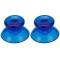 Set 2 Capace Analogice Thumbsticks pentru Xbox 360, Albastru Transparent