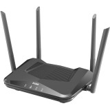 Cumpara ieftin Router Wireless D-Link DIR-X1530, Wi-Fi 6, Dual-Band, MU-MIMO, AX1500, Negru