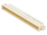 Soclu DIN 41612 tip B tată 64 pini 90&deg; THT, TE Connectivity