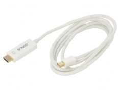 Cablu HDMI la mini DisplayPort 1.8m Alb foto