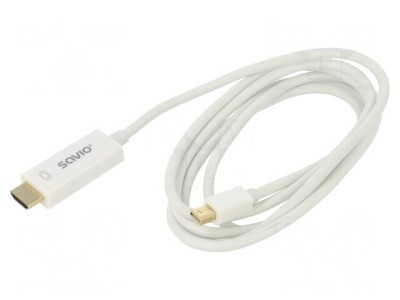 Cablu HDMI la mini DisplayPort 1.8m Alb foto