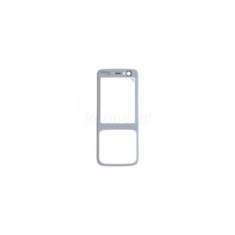 Copertă frontală Nokia N73 alb rece