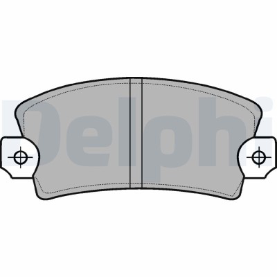 DELPHI LP56 set placute frana,frana disc foto