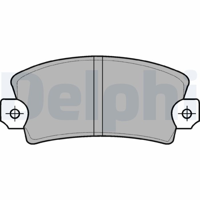 DELPHI LP56 set placute frana,frana disc