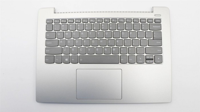 Carcasa superioara cu tastatura palmrest Laptop, Lenovo, IdeaPad 330S-14IKB Type 81F4, 81JM, 330S-14AST Type 81F8, cu iluminare, layout US