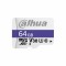 Card de memorie Dahua microSD 64GB, DHI-TF-C100, Clasa 10 UHS-I V30, 95MB s, fara adaptor, supraveghere video