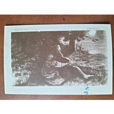 Carte postala ilustrata, Luceafarul A Va/Eminescu, 1924