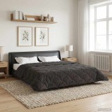 vidaXL Duvet de iarnă Patos Antracit 200 x 200 cm 42026304