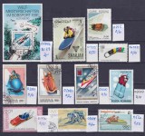 Lot filatelic Sport / Bob &amp; Sanie - Coliță Germania (Altenberg '91) &amp; Timbre Diverse - A991
