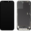 Display cu Touchscreen MP compatibil cu Apple iPhone 12 Pro Max, cu Rama, Versiune OLED Diagnostic, Negru