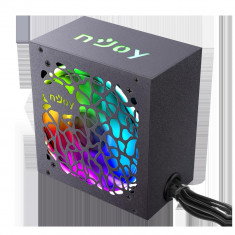 Sursa atx 500w njoy freya 500 500w intelligent auto-thermal fan foto